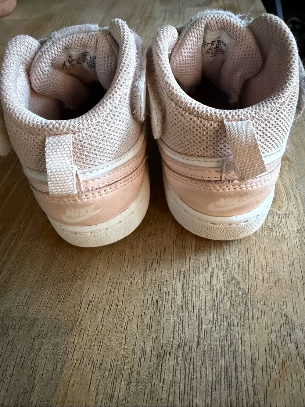 Nike Kids Mid-Top Sneakers in Pink and White